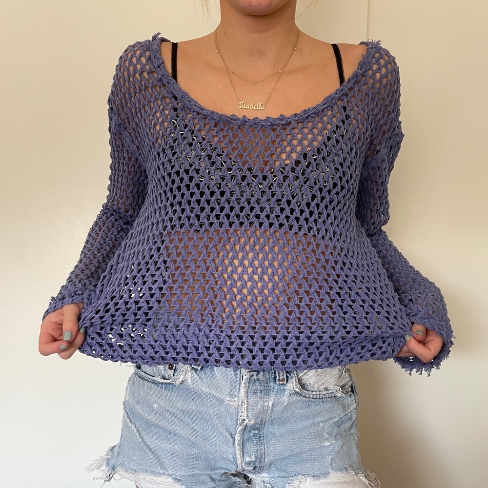 PERIWINKLE KNIT SWEATER (Free People)